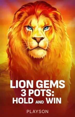 Lion Gems 3 Pots: Hold and Win